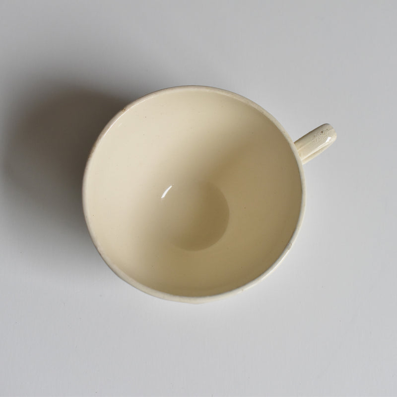 Vintage Coffee Cup and Saucer Digoin & Sarreguemines Iris 9225 B