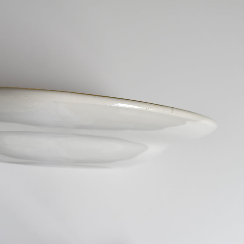 Vintage Deep Plate, Moulin des Loups, Jaune A