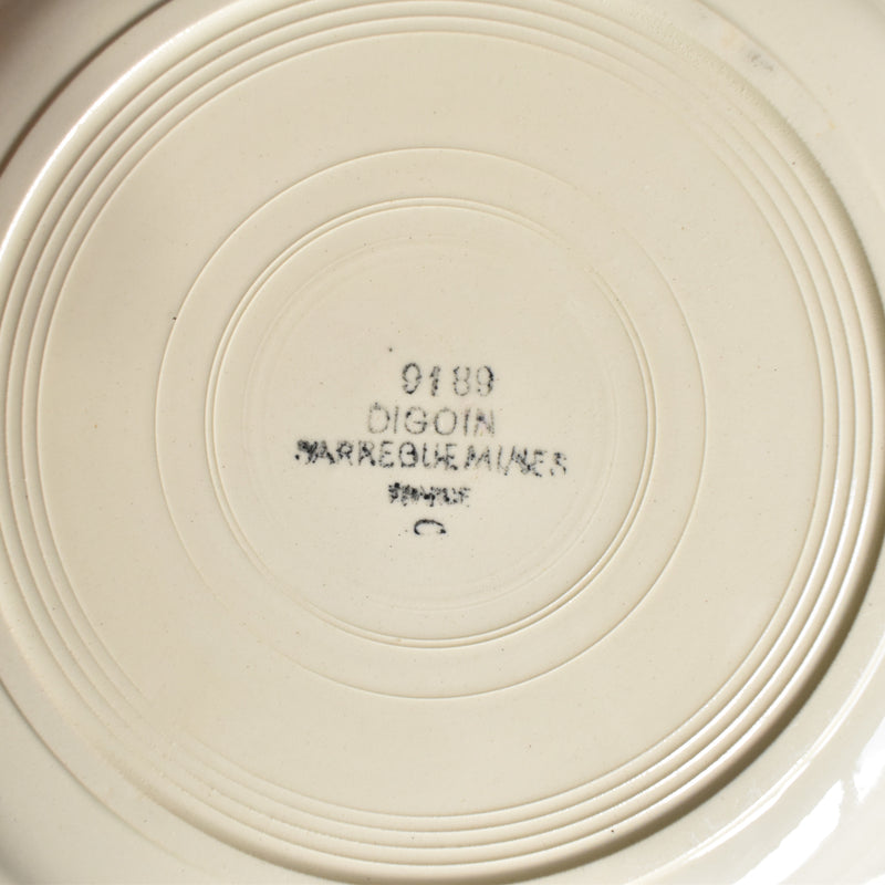 Vintage Plate, Digoin & Sarreguemines 9189 A