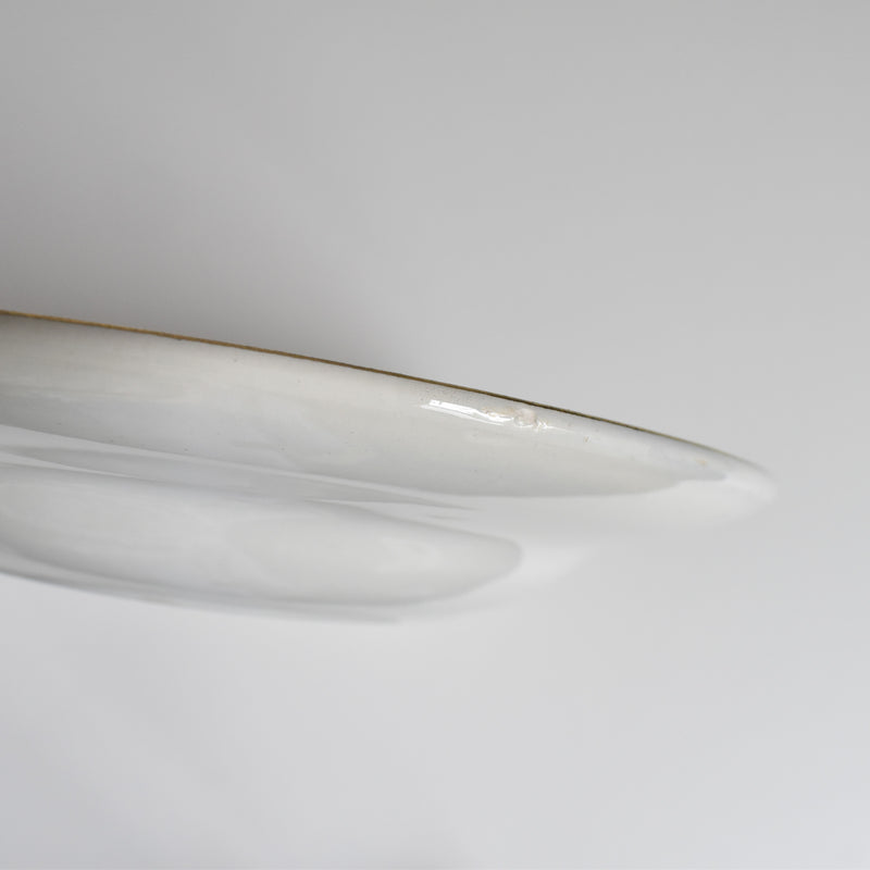 Vintage Deep Plate, Moulin des Loups, Jaune B