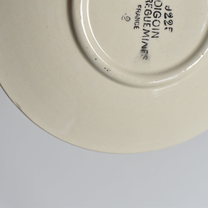 Vintage Coffee Cup and Saucer, Digoin & Sarreguemines Iris 9225 C