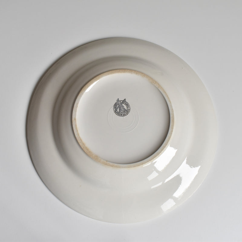 Vintage Deep Plate Mouzin Delarue Jaune C