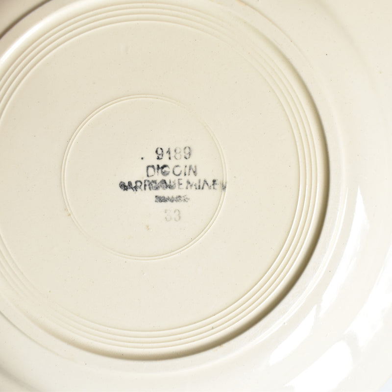 Vintage plate Digoin & Sarreguemines 9189 B