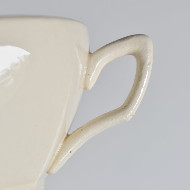 Vintage Coffee Cup and Saucer, Digoin & Sarreguemines Iris 9225 C