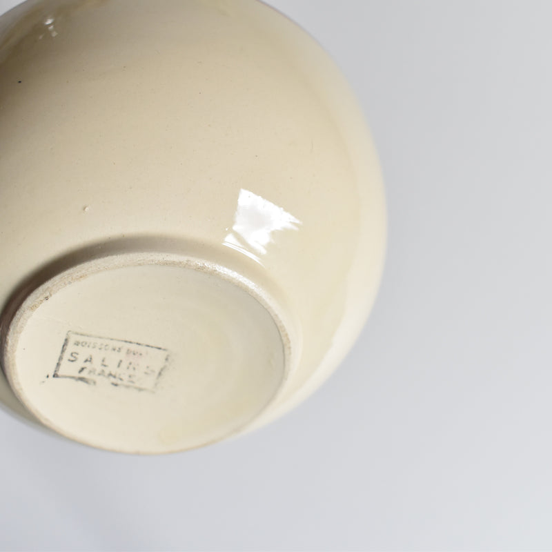 Vintage Chocolate Cup Sarreguemines Moissons Dorées A