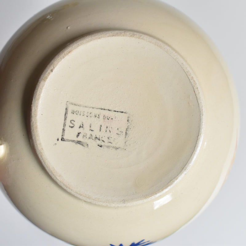 Vintage Chocolate Cup Sarreguemines Moissons Dorées A