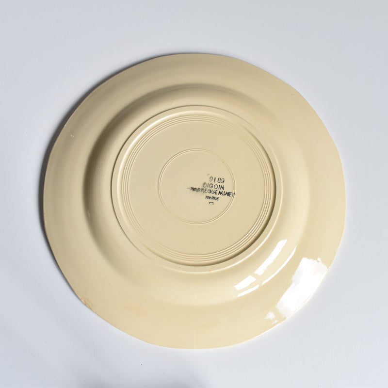 Vintage Plate Digoin & Sarreguemines 9189 C