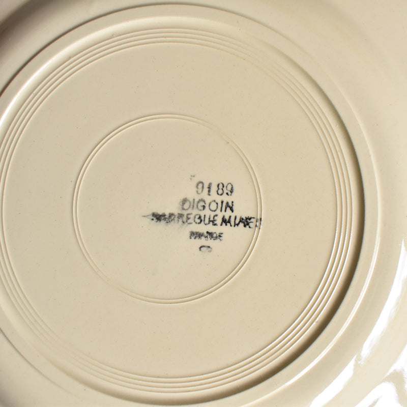 Vintage Plate Digoin & Sarreguemines 9189 C