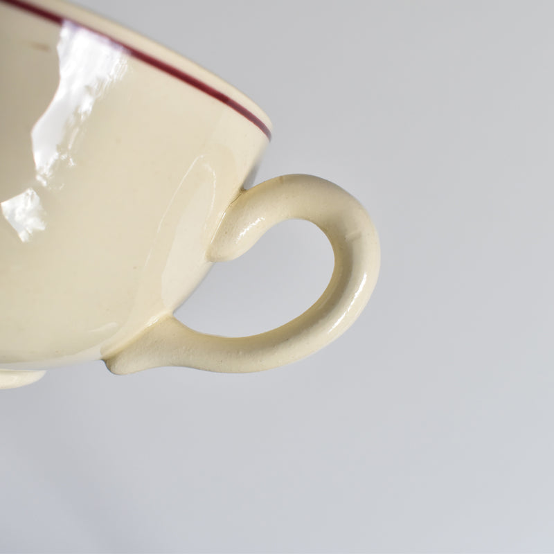 Vintage Chocolate Cup Sarreguemines Moissons Dorées B
