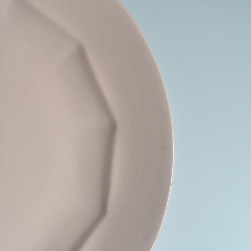 Vintage Fondue Plate Digoin & Sarreguemines Pink A