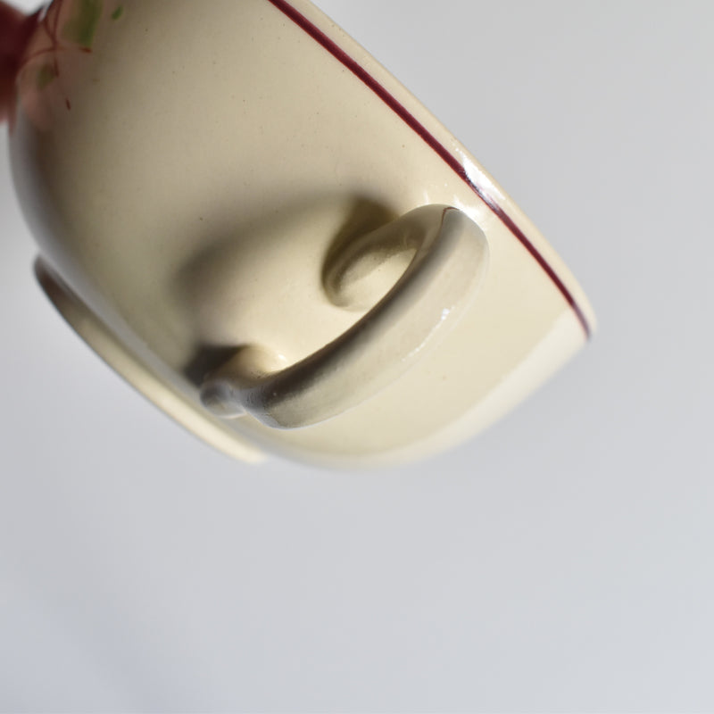 Vintage Chocolate Cup Sarreguemines Moissons Dorées B