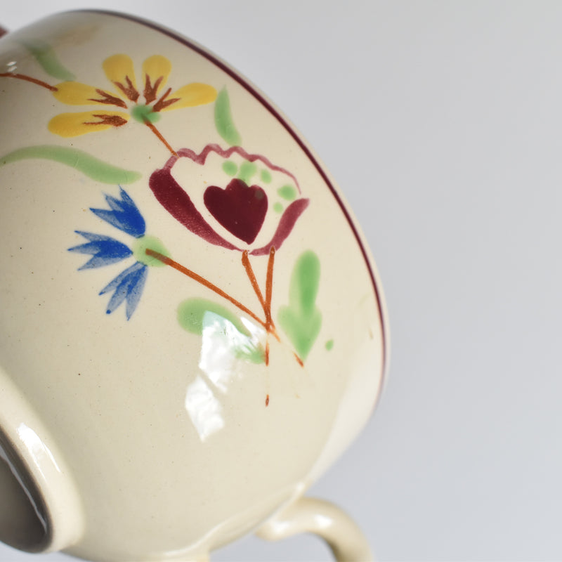Vintage Chocolate Cup Sarreguemines Moissons Dorées B