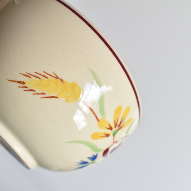 Vintage Chocolate Cup Sarreguemines Moissons Dorées B