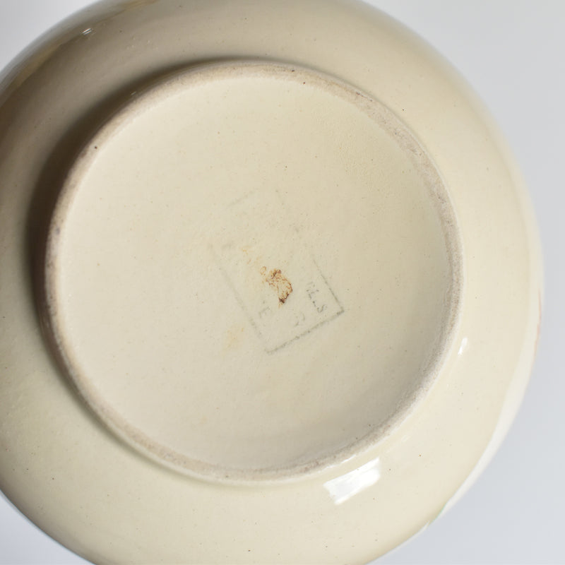 Vintage Chocolate Cup Sarreguemines Moissons Dorées B