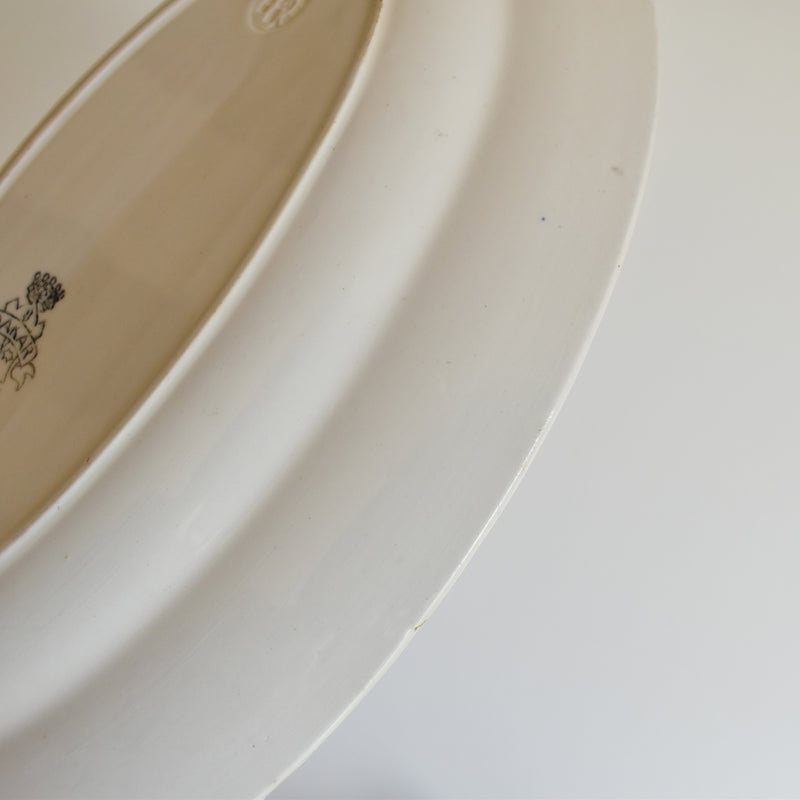 Vintage Oval Platter 32cm Ronwi Dakar