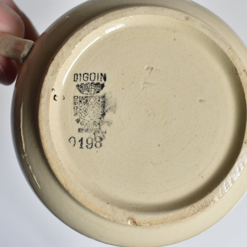 Vintage chocolate cup, Digoin & Sarreguemines 9198 A