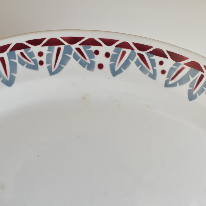 Vintage Oval Platter 32cm Ronwi Dakar