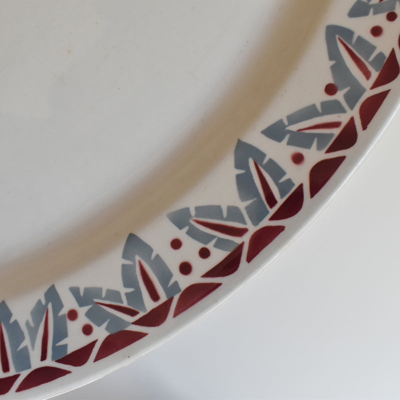 Vintage Oval Platter 32cm Ronwi Dakar