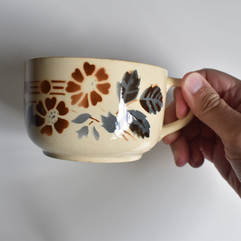 Vintage chocolate cup, Digoin & Sarreguemines 9198 A