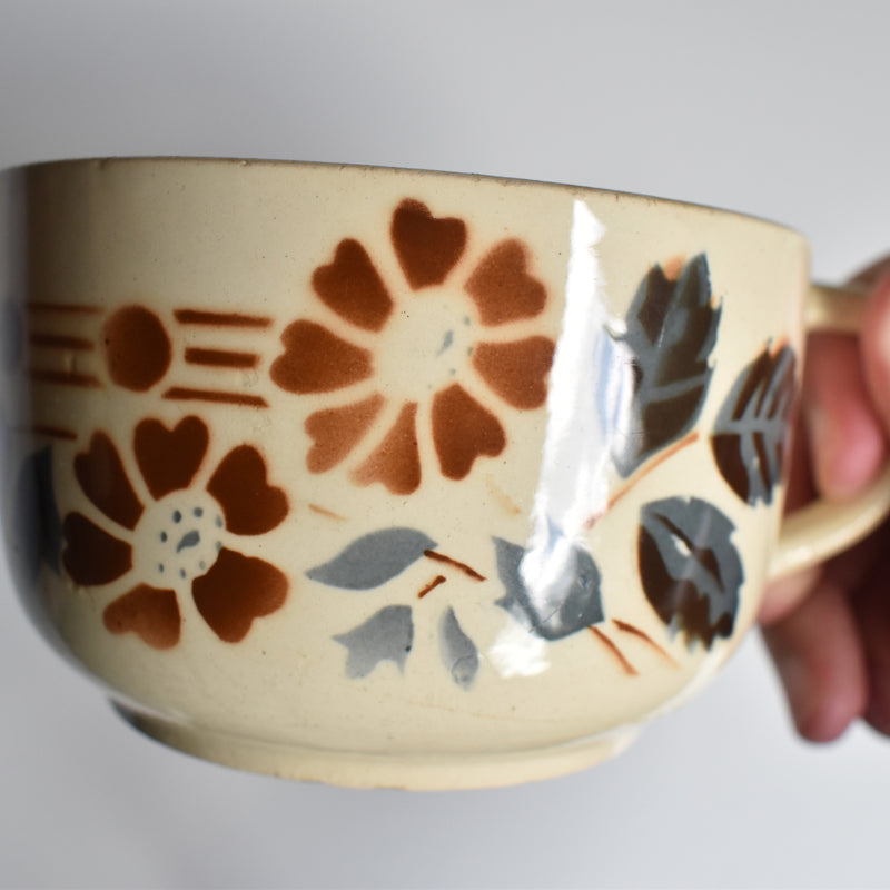 Vintage chocolate cup, Digoin & Sarreguemines 9198 A