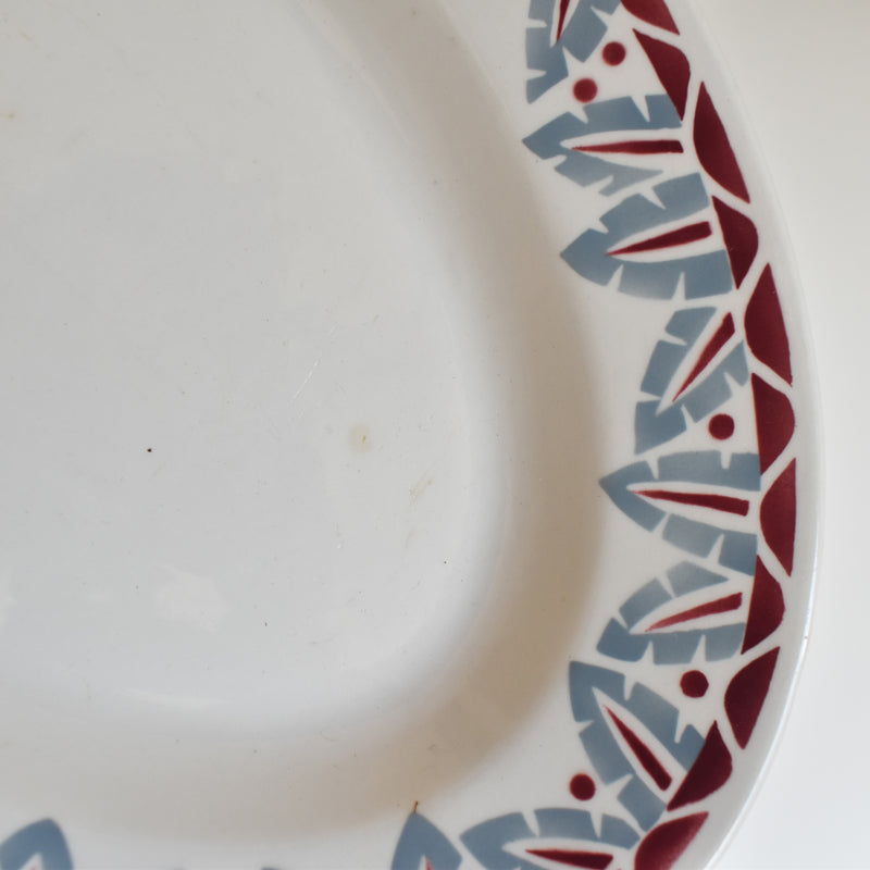 Vintage Oval Platter 32cm Ronwi Dakar