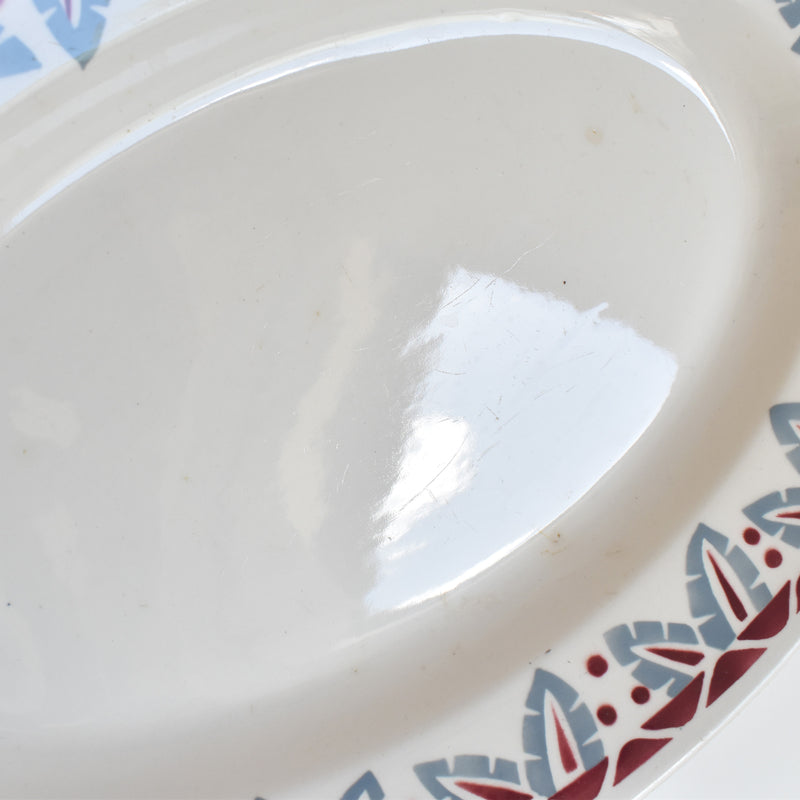 Vintage Oval Platter 32cm Ronwi Dakar