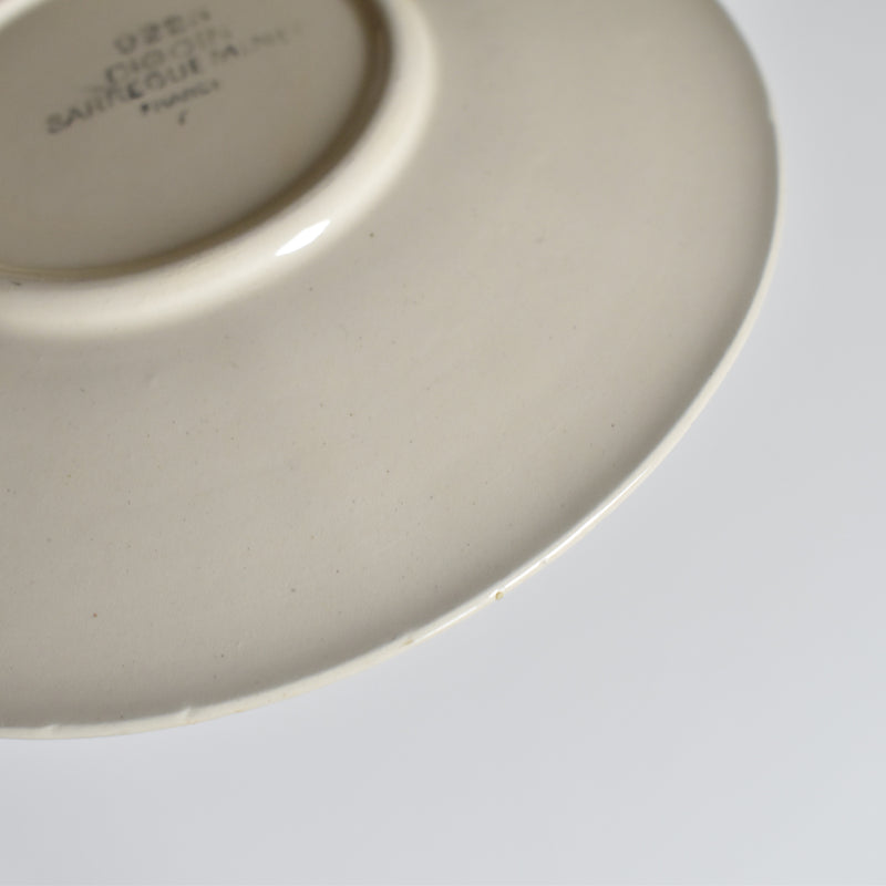 Vintage Coffee Cup and Saucer, Digoin & Sarreguemines Iris 9225 E