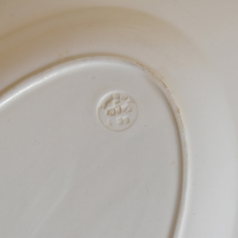 Vintage Oval Platter 37cm Longwy Dakar