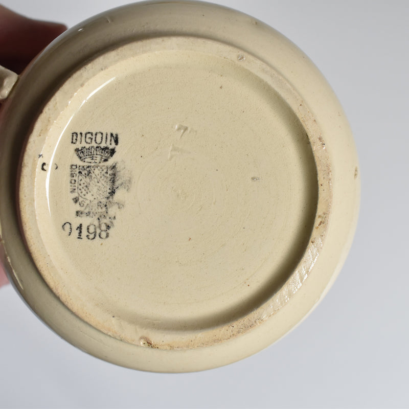 Vintage chocolate cup, Digoin & Sarreguemines 9198 A