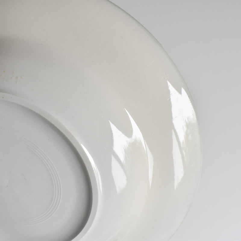 Vintage Deep Plate Moulin des Loups Jaune F
