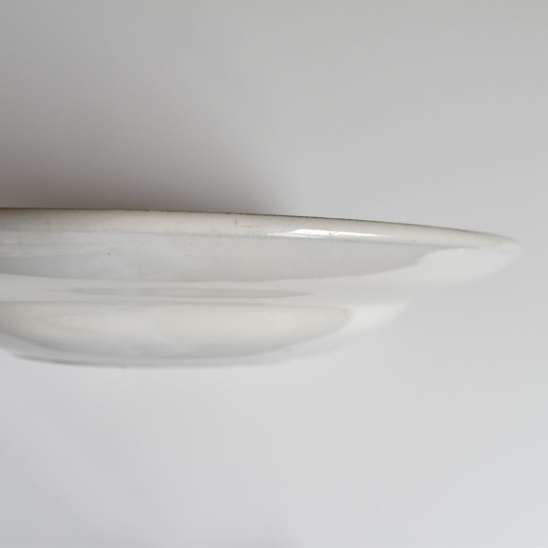 Vintage Deep Plate Moulin des Loups Jaune F