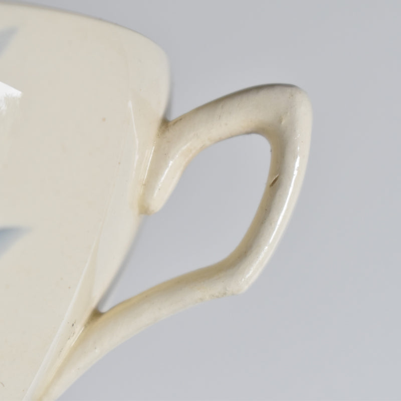 Vintage Coffee Cup and Saucer, Digoin & Sarreguemines Iris 9225 E