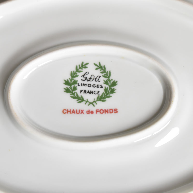 Vintage Sauce Boat Limoges GDA Chaux de Fonds