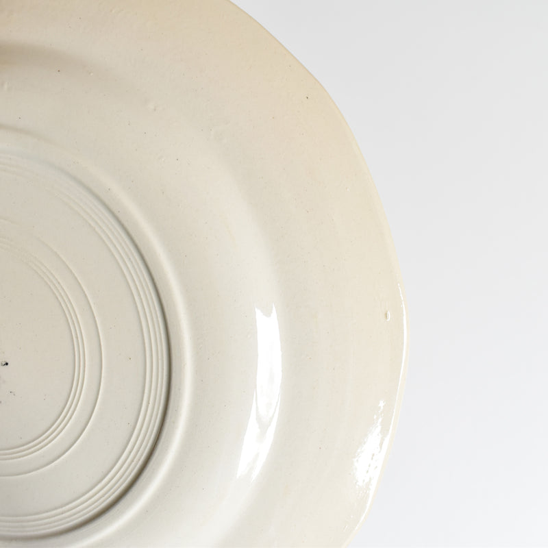 Vintage plate Digoin & Sarreguemines Rose bleue B