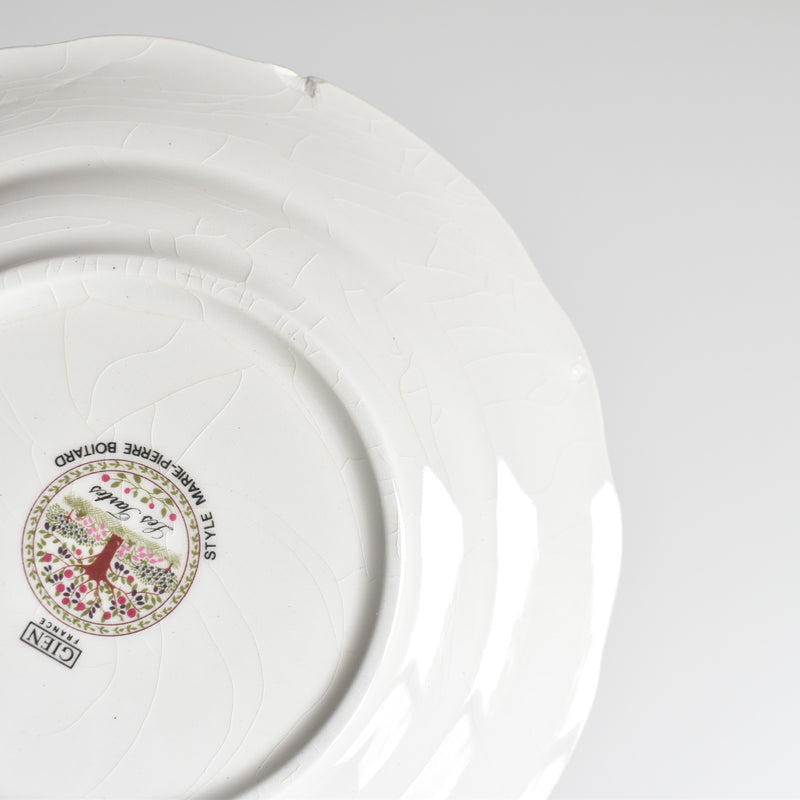 Vintage Dessert Plate Gien Les tartes "Plum Tart"