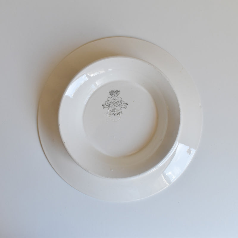 Vintage footed plate Ron Wi Dakar