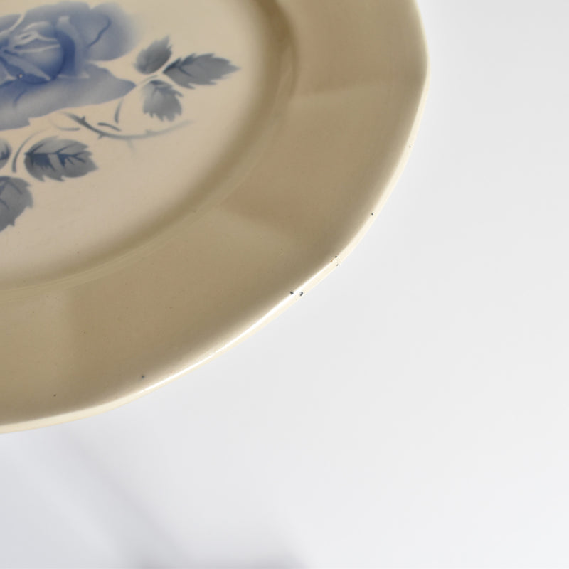 Vintage plate Digoin & Sarreguemines Rose bleue B