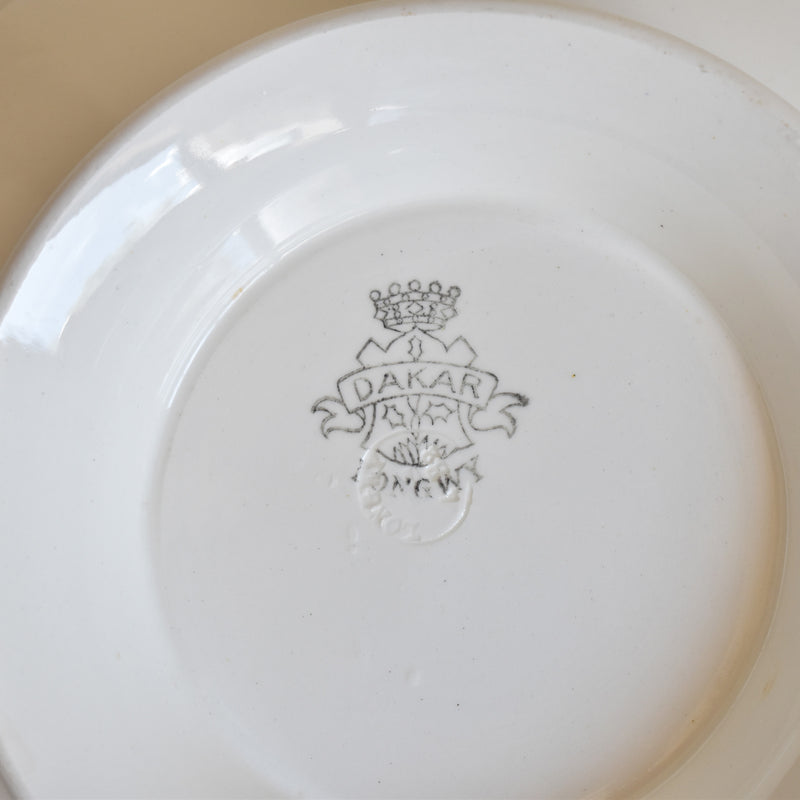 Vintage footed plate Ron Wi Dakar