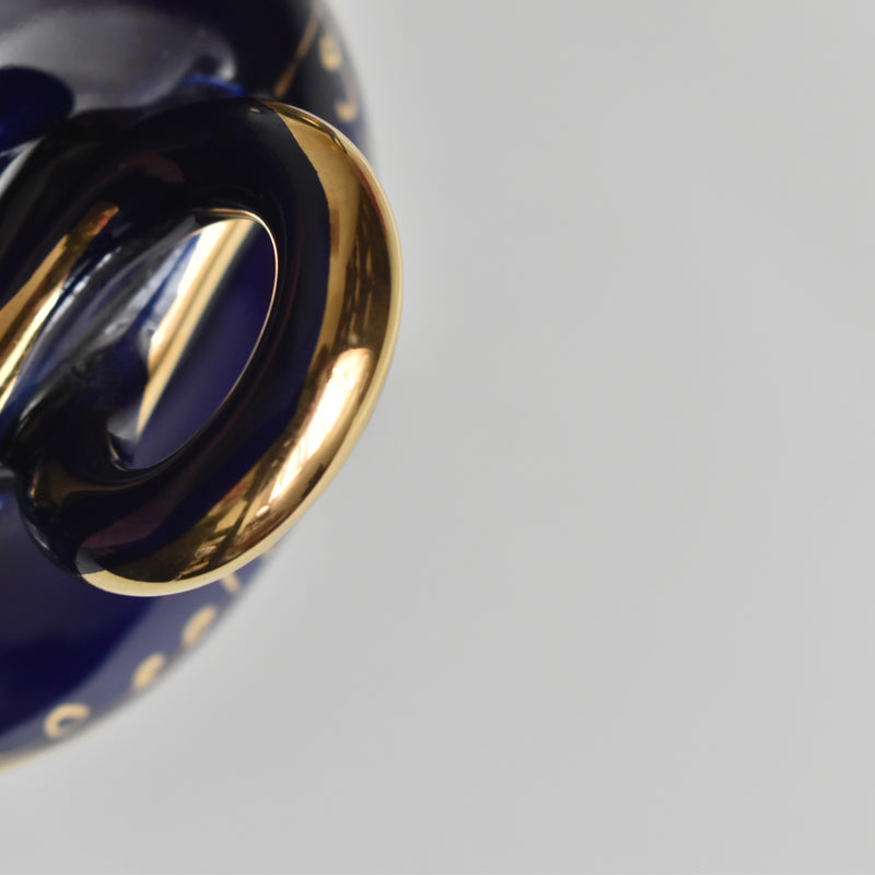 ヴィンテージシュガーポット ア.ドラサンヴァル ダークブルー