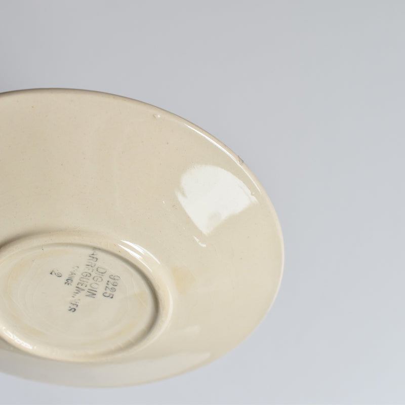 Vintage coffee cup and saucer, Digoin & Sarreguemines Iris 9225 F