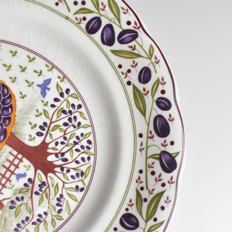 Vintage Dessert Plate Gien Les tartes "Plum Tart"