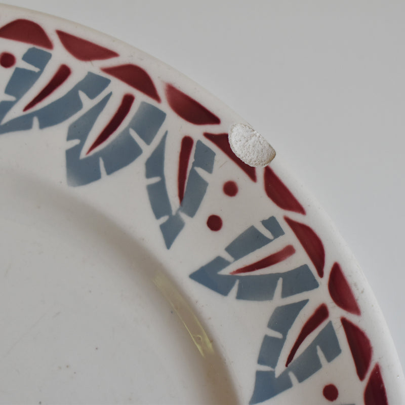 Vintage footed plate Ron Wi Dakar