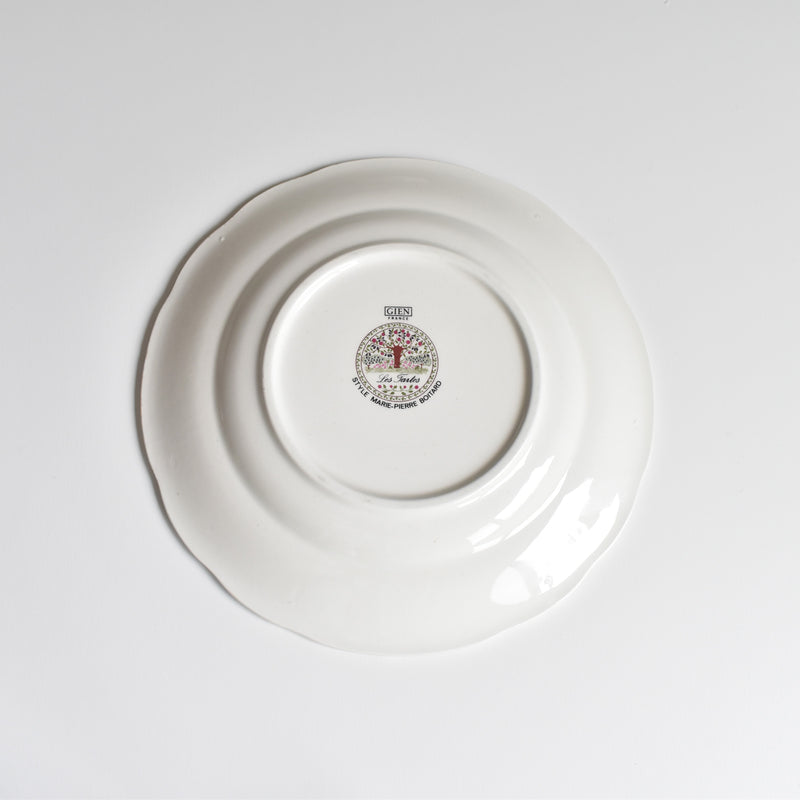 Vintage Dessert Plate Gien Les tartes "Tarte aux Myrtilles"