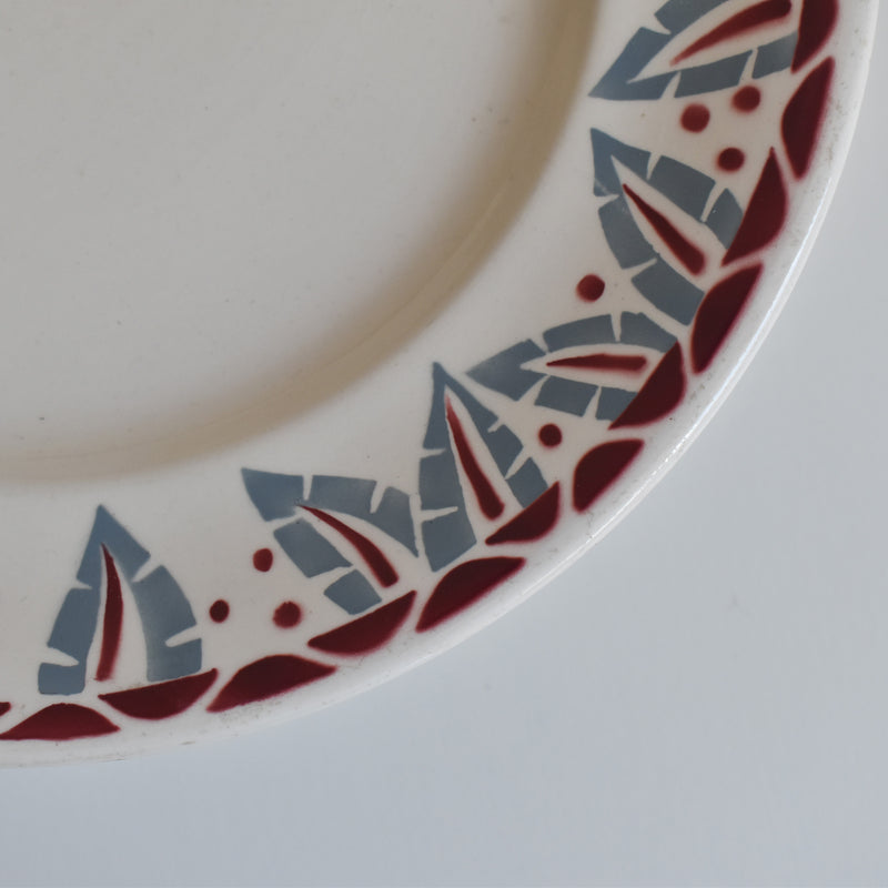Vintage footed plate Ron Wi Dakar