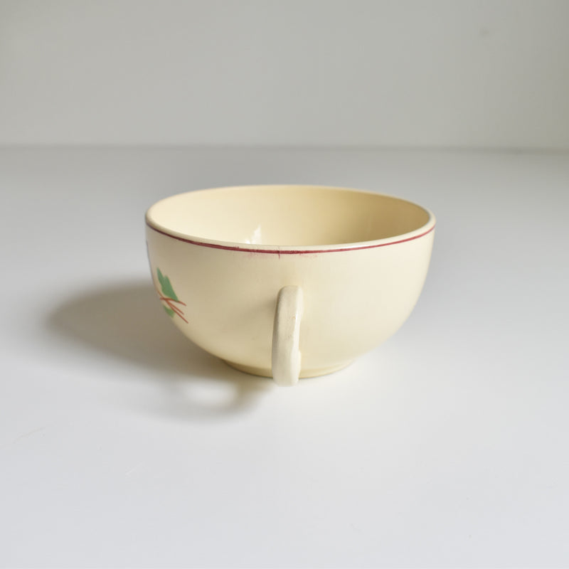 Vintage Chocolate Cup Sarreguemines Moissons Dorées A
