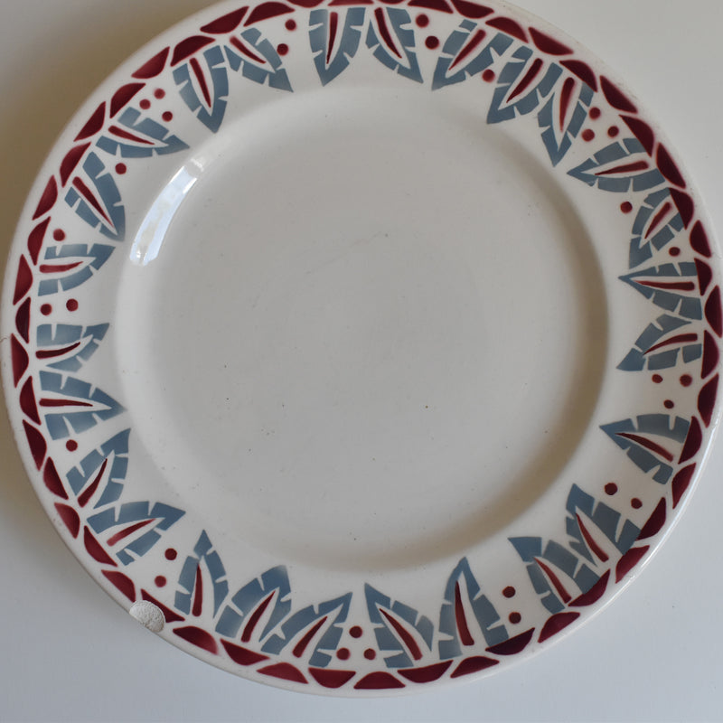 Vintage footed plate Ron Wi Dakar