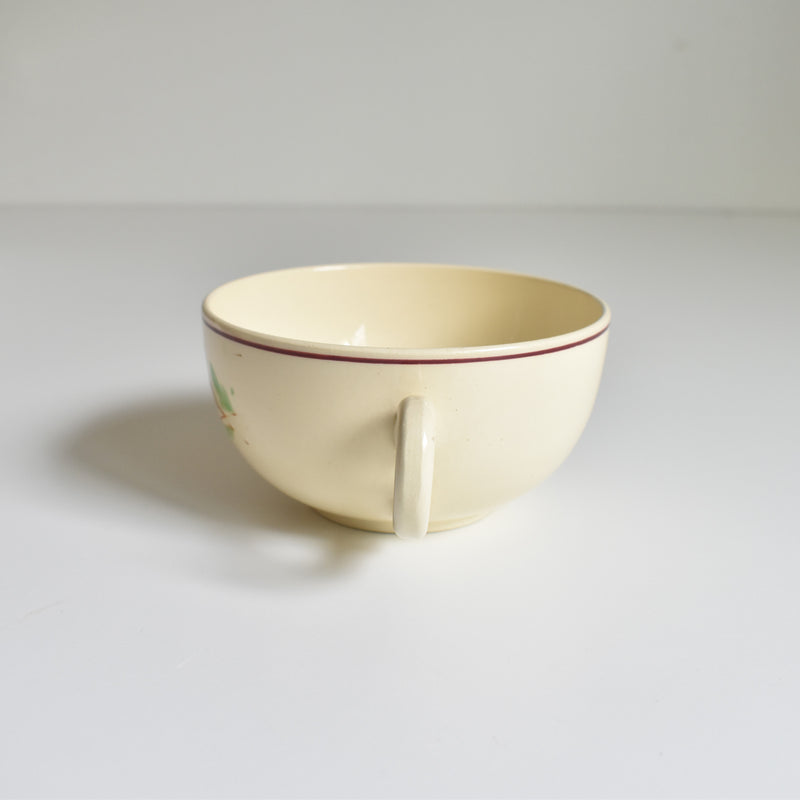 Vintage Chocolate Cup Sarreguemines Moissons Dorées B