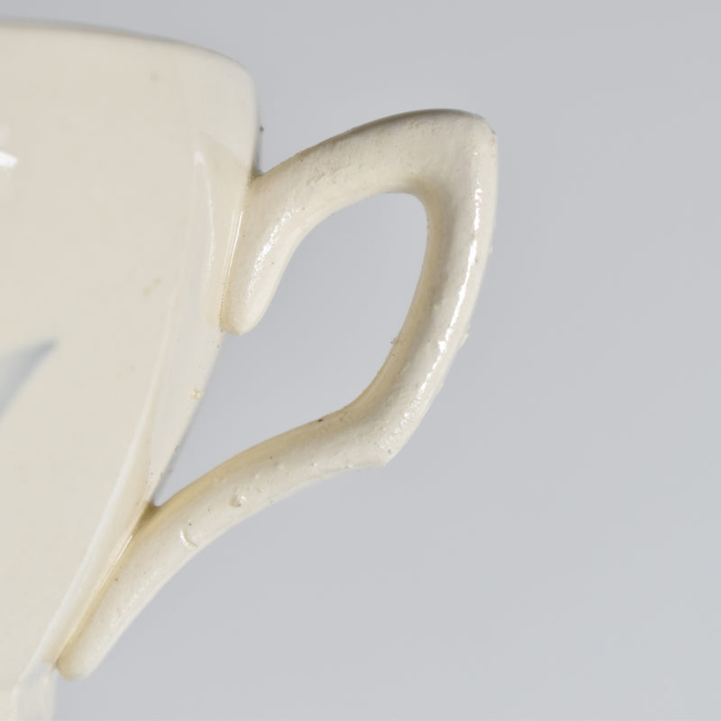 Vintage coffee cup and saucer, Digoin & Sarreguemines Iris 9225 F