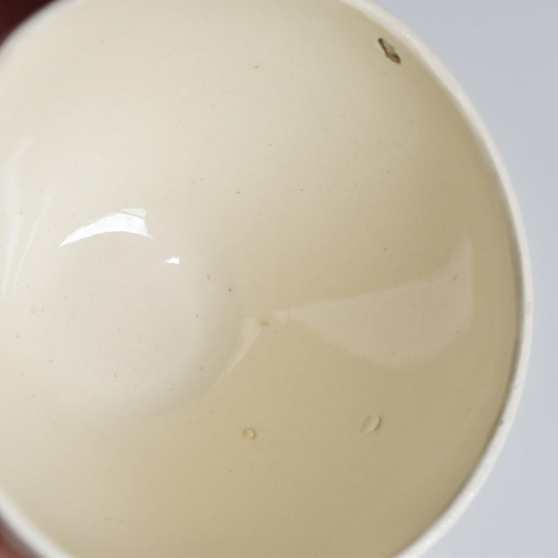 Vintage coffee cup and saucer, Digoin & Sarreguemines Iris 9225 F