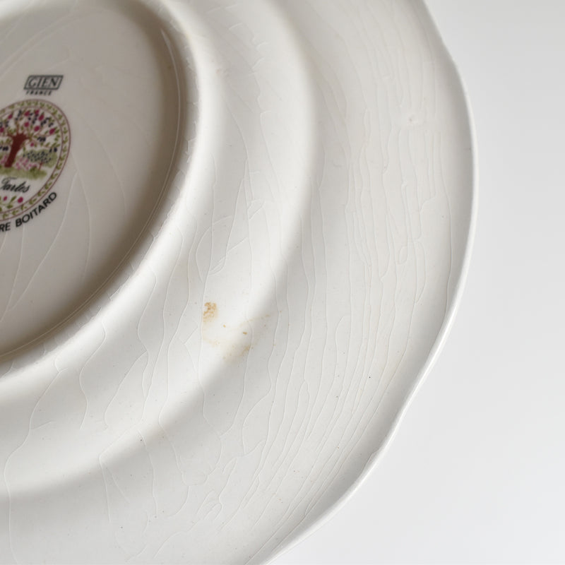 Vintage Dessert Plate, Gien Les tartes "Strawberry Tart"